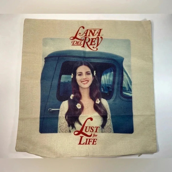 Lana Del Rey - Lust for Life - 18”x 18” - Throw Pillow Cover / Slip - 🛻🎶 - Picture 1 of 9